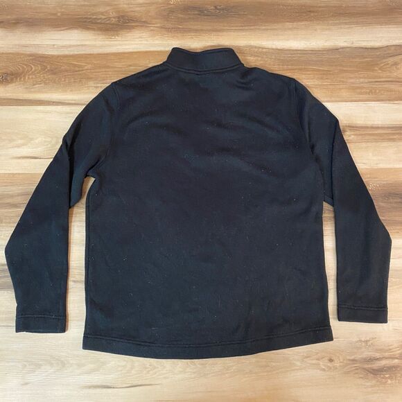 Aspen Sweater Mens XL Black Performance 1/4 Zip Mock Neck Pullover Sweatshirt - Picture 9 of 9
